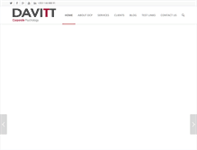 Tablet Screenshot of davittcorporatepartners.com